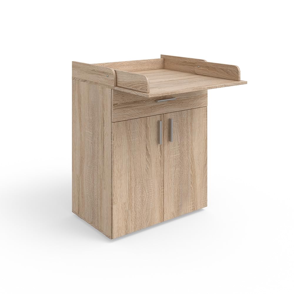 Vicco Commode à Langer Lena, Sonoma, 75.2x101.5cm | convertible en commode standard après la période de change