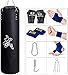 Sfeexun Sacs de Boxe Suspendus, Équipement de Boxe pour Gymnase À Domicile avec Gants, Chaîne, Crochet de Plafond pour Entraînement Lourd pour Adolescents et Adultes (Non Rempli)