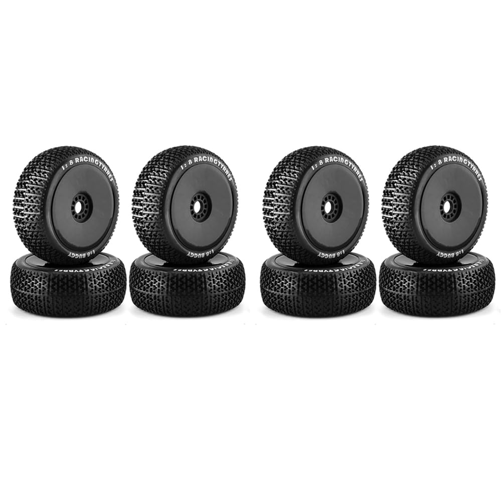 2 Set 116mm 1/8 Skala RC Opony 17mm Hex RC Koło I Opona dla Redcat Team VRX Hobao, 2
