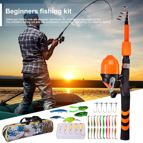 Combos de tiges et de moulinets doux pour initiation à la pêche - 2