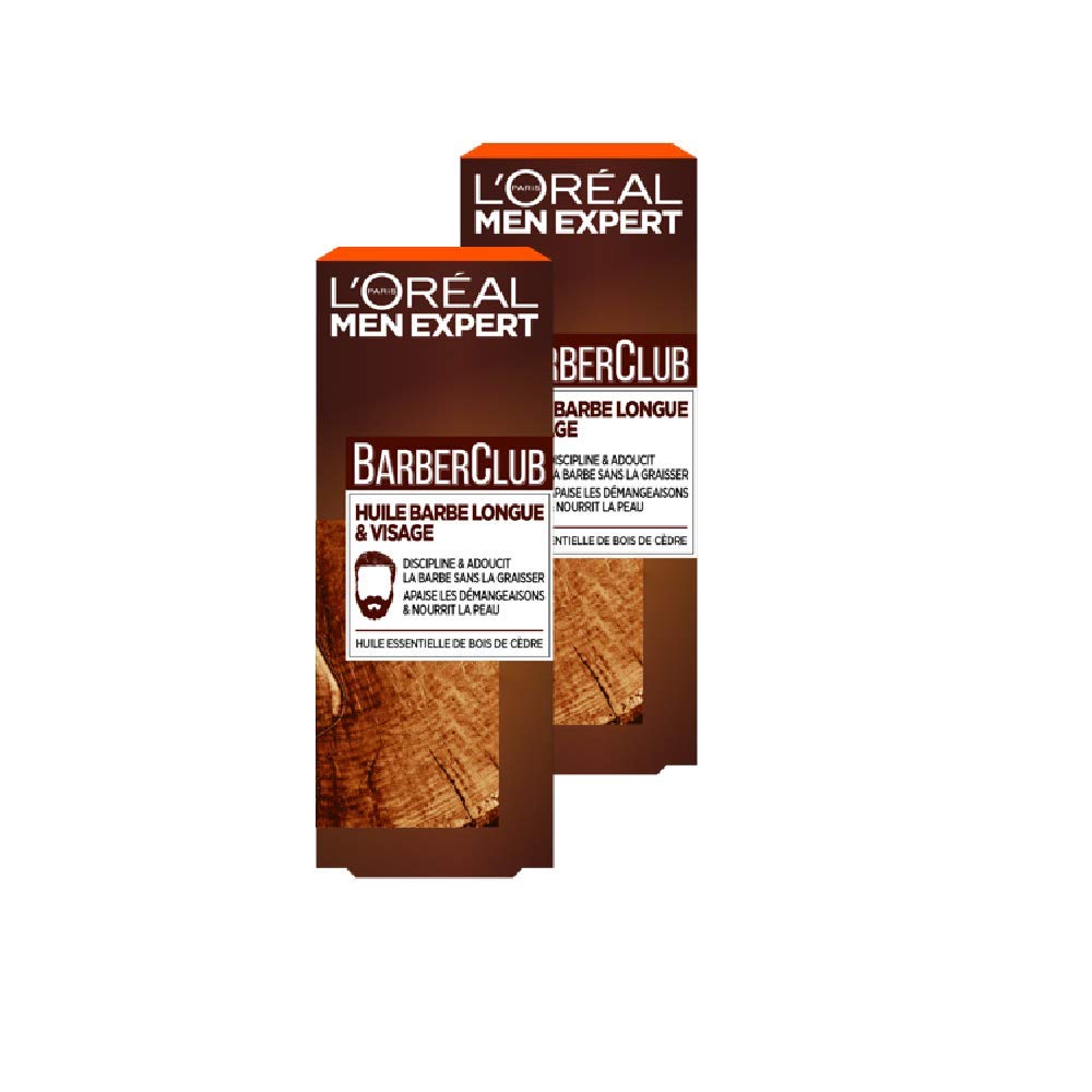 Men Expert aceite Barba larga/Visage L 'Oréal – – Juego de 2