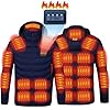 Sblioda Heated Jackets for Men Women with 21 Heating Zones USB Smart Warming Hoodie Winter Thermal Puffer Jacket Unisex #2