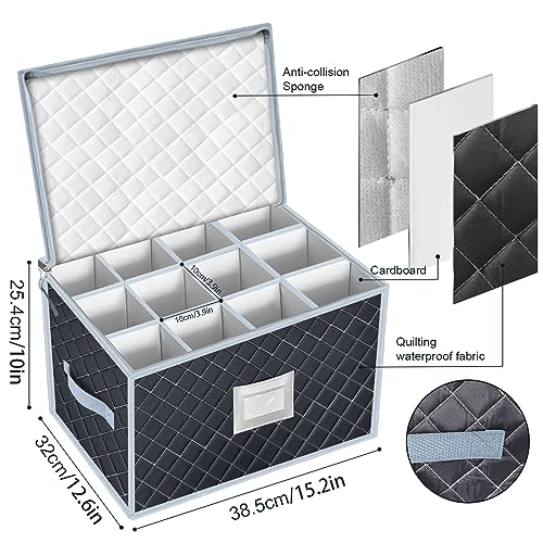 VERONLY Wine Glass Storage Set