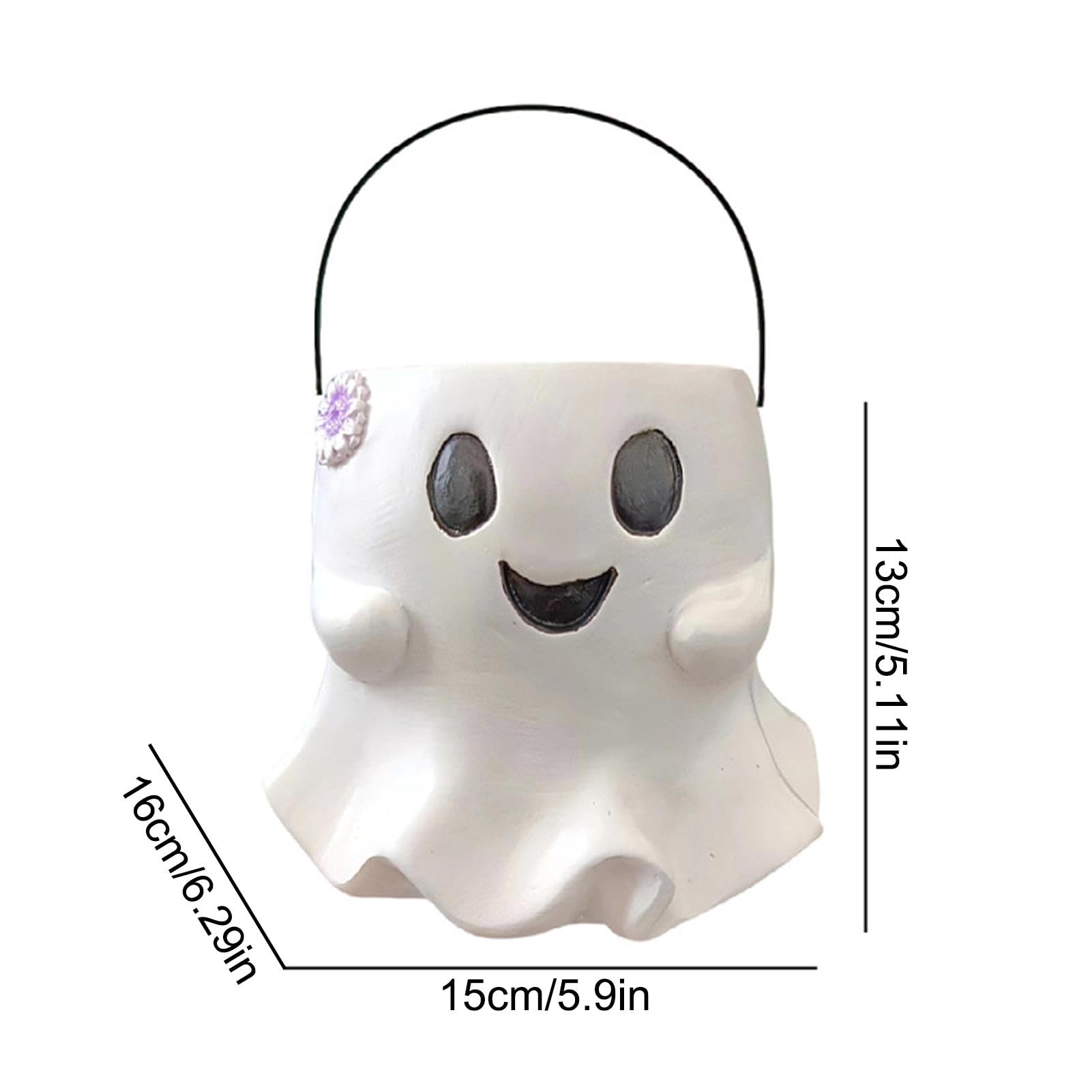 Amazon.co.jp: キャンディーバケツ - ハロウィンゴースト花瓶