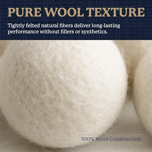 Image of Farberware Wool Dryer Balls, 4-Pack, Reusable