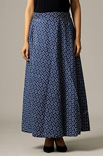 Image of Ravaiyaa - Attitude is everything Cotton Hand Block Floral Printed Wrap Around Women's Free Size Skirt Rapron