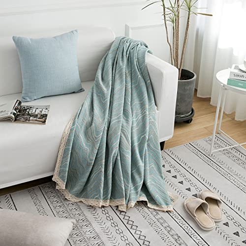 Coperta in ciniglia, morbida e confortevole, leggera, per divano, letto, sedia, accessorio decorativo versatile per la casa