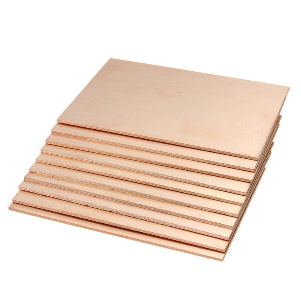 SATKIT Plaque PCB Cuivre Simple Face 15x20cm Fibre de Verre FR4 1,5mm pour Projets DIY Électronique