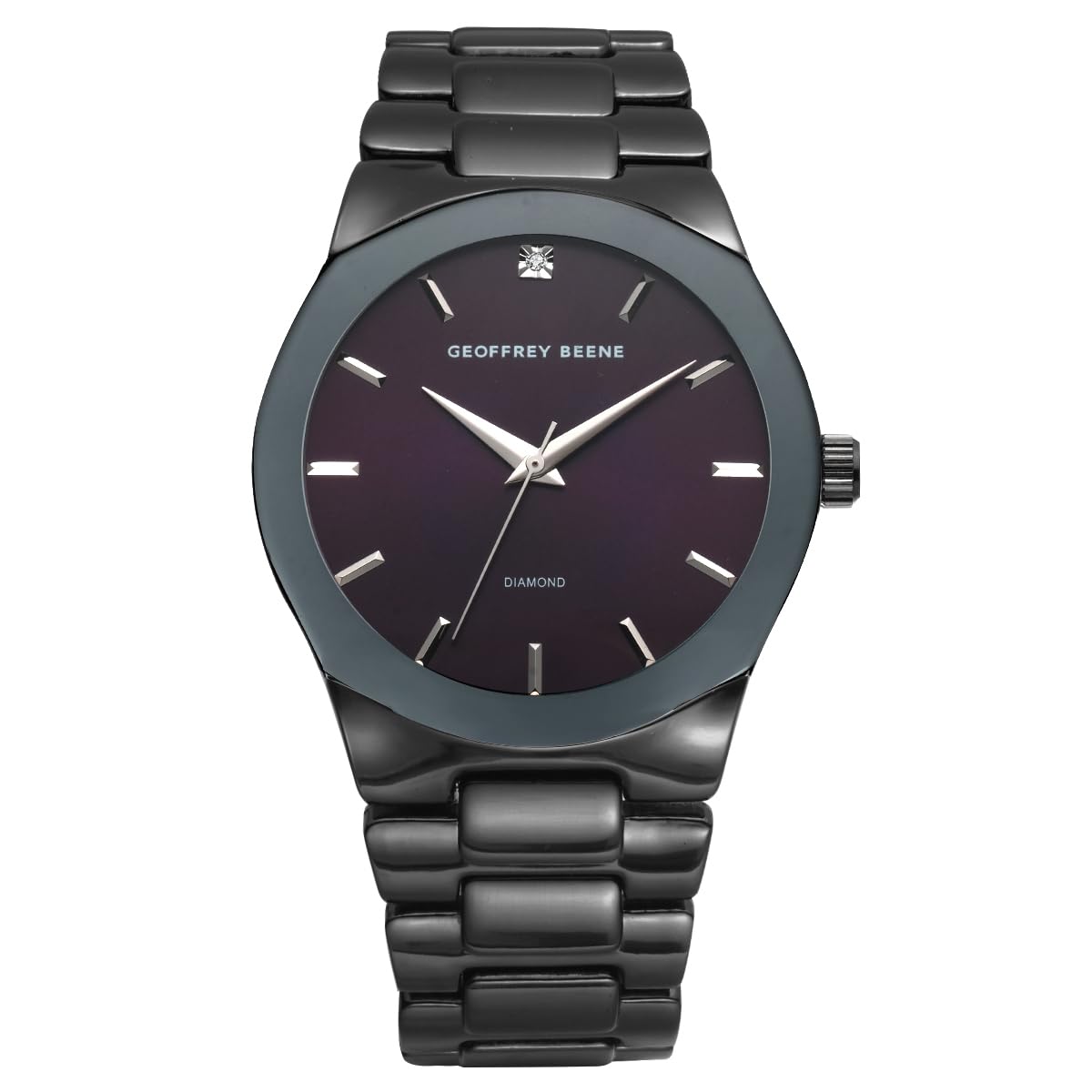 Geoffrey Beene Mens Watch - Stainless Steel Quartz Movement Analog Watch for Men, Gift for Men, Formal or Business Casual Minimalist Wrist Watches 42mm