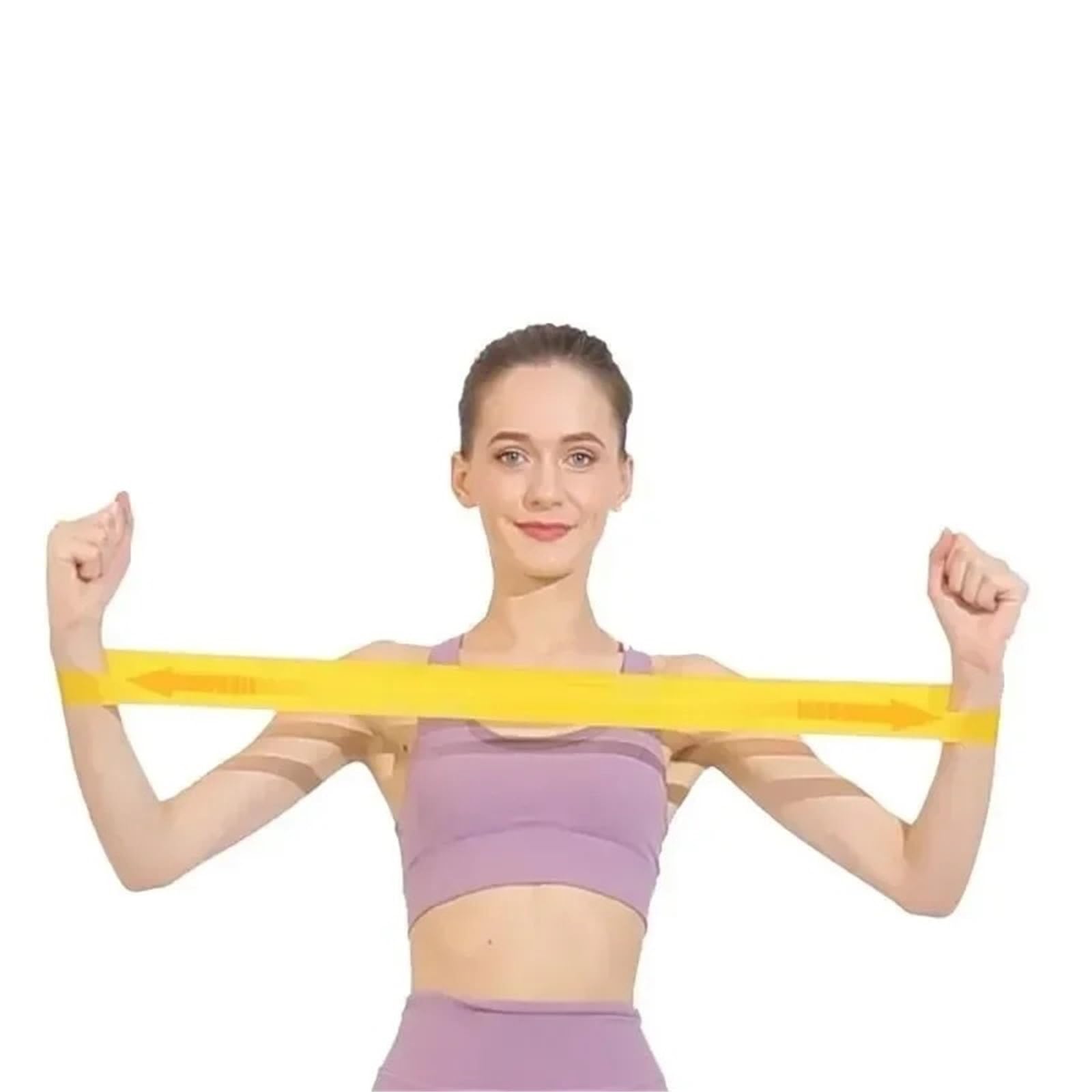 Cintura elastica for yoga, fitness, resistenza, anello, cintura for esercizi di stretching per Allenamento