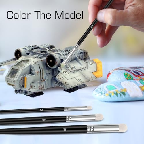 Set de pinceles Dry Brush, 6 tamaños diferentes miniatura 4