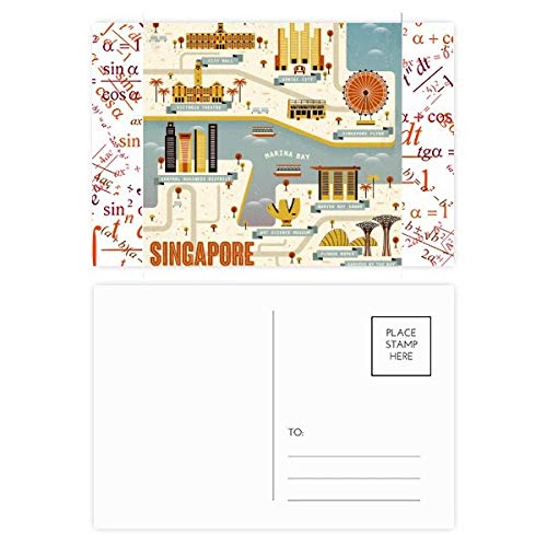 Jeu de cartes postales Singapour pour sublimer votre correspondance et votre décoration