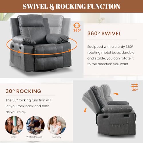 Sillón reclinable masaje Gris con estructura metal miniatura 3