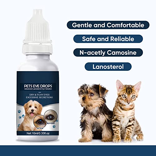 Cataract Drops for Dogs Dog Eye Drops Improve Vision Clarity Improve Eye Vision and Cataracts2 X 10 Ml  Cucciolini Doodles Cataract drops for dogs dog eye drops improve vision clarity improve eye vision and cataracts2 x 10 ml   cucciolini doodles