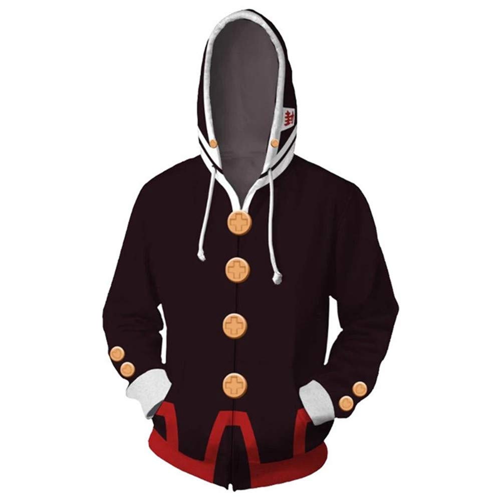 Toilet Bound Hanako kun Cosplay Costume Nene Yashiro Hoodie 3D Print Zipper Jacket Sweatshirt