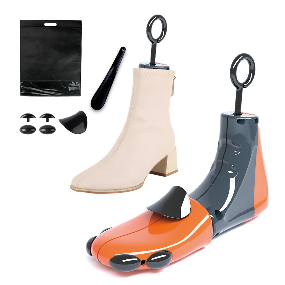 Estirador de zapatos para hombres y mujeres, ancho ajustable, expansor de zapatos, estirador de zapatos, pies anchos (1 unidad), Amarillo, S (suitable for US4-10), L (suitable for US8-12.5)