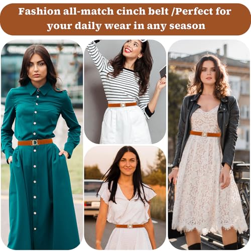 Geehua 590705_2_0CBCZCGY Women Elastic Belt, Invisible Stretch Ladies Belt Skinny Waist Belt Elastic Waistband Waist Band thumb #4