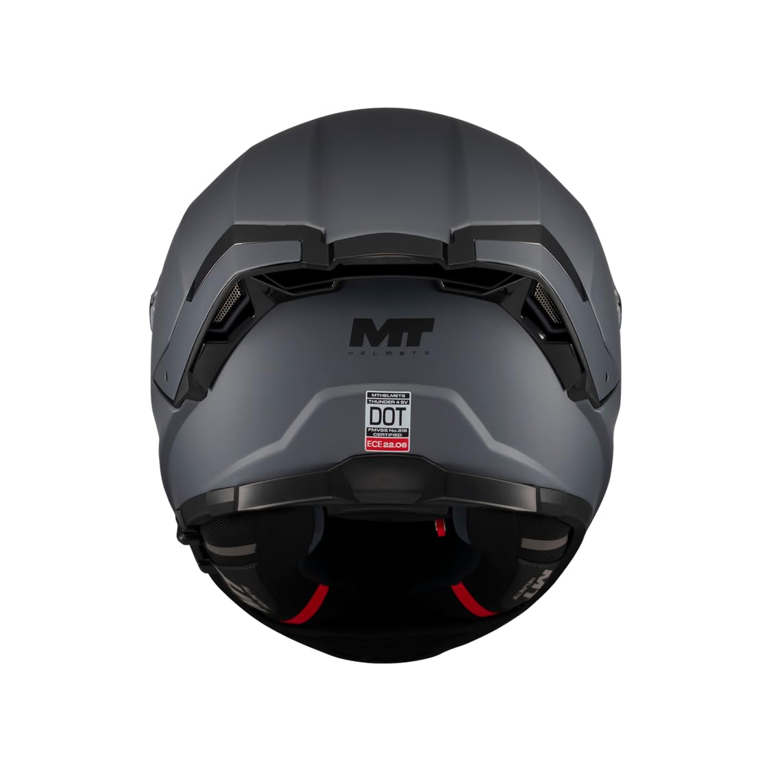 MT Helmets Thunder 4 SV – Casco Moto Integral con Visor Solar Full Vision, Pantalla Antivaho Compatible con Pinlock, Interior Lavable y Calota HIRP | Homologado ECE 22.06 & DOT