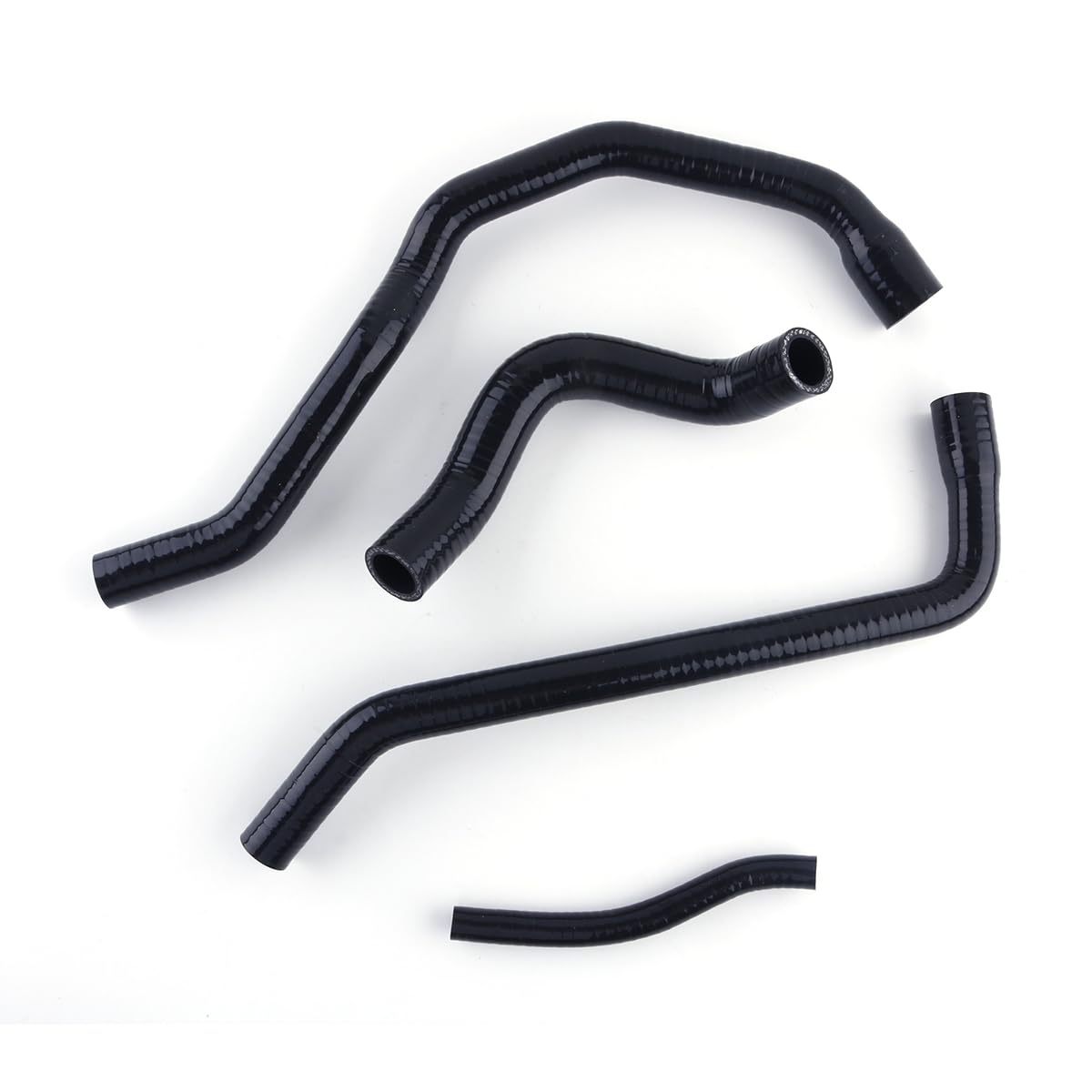 Compatibile con Triumph 955I SPEED TRIPLE 2002-2006 Daytona 2004-2006 Kit tubo refrigerante in silicone ad alte prestazioni (nero)