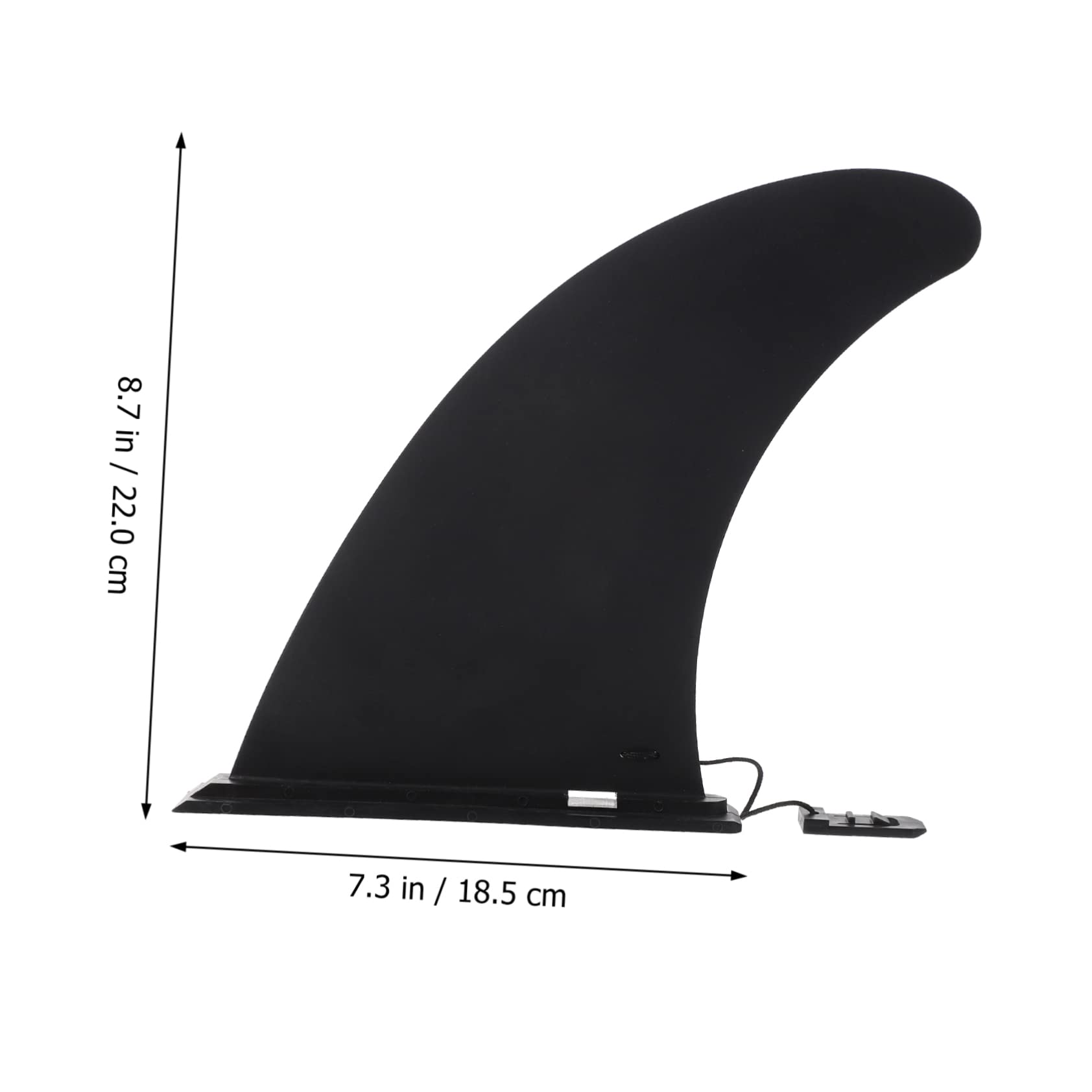Aileron Central Amovible pour Planche de Surf, Nylon Renforcé, Fixation à Clip, Lot de 3, pour Virages Rapides et Équilibre