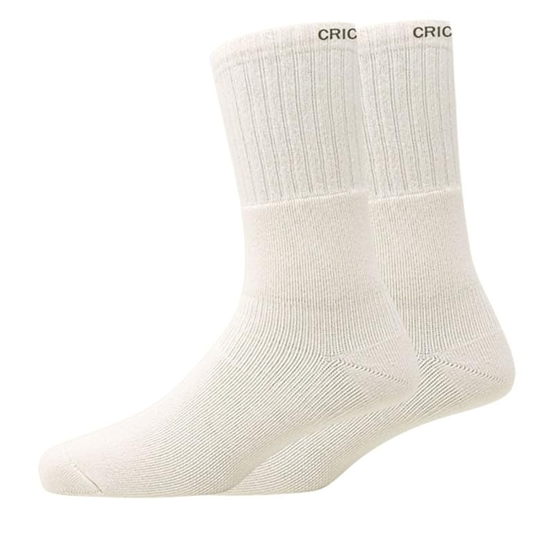 Men Sports Athletics Socks, Cricket Soccer Socks | Soft Cotton Blend for Comfortable All-Day Wear, Perfect for Everyday Use | CRICKET SOCKS D-2 (Pack of 1)-image-32