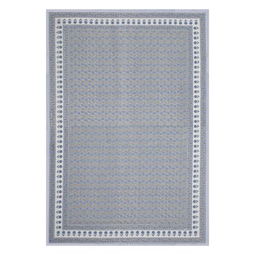 Image of 100% Cotton Single Bedsheet with 1 Pillow Cover | 240 TC Pure Cotton Flat Bed Sheet | Traditional Jaipuri Printed Bedding Set | Soft & Breathable | 60 x 90 Inch (Rangmahal Single 12)