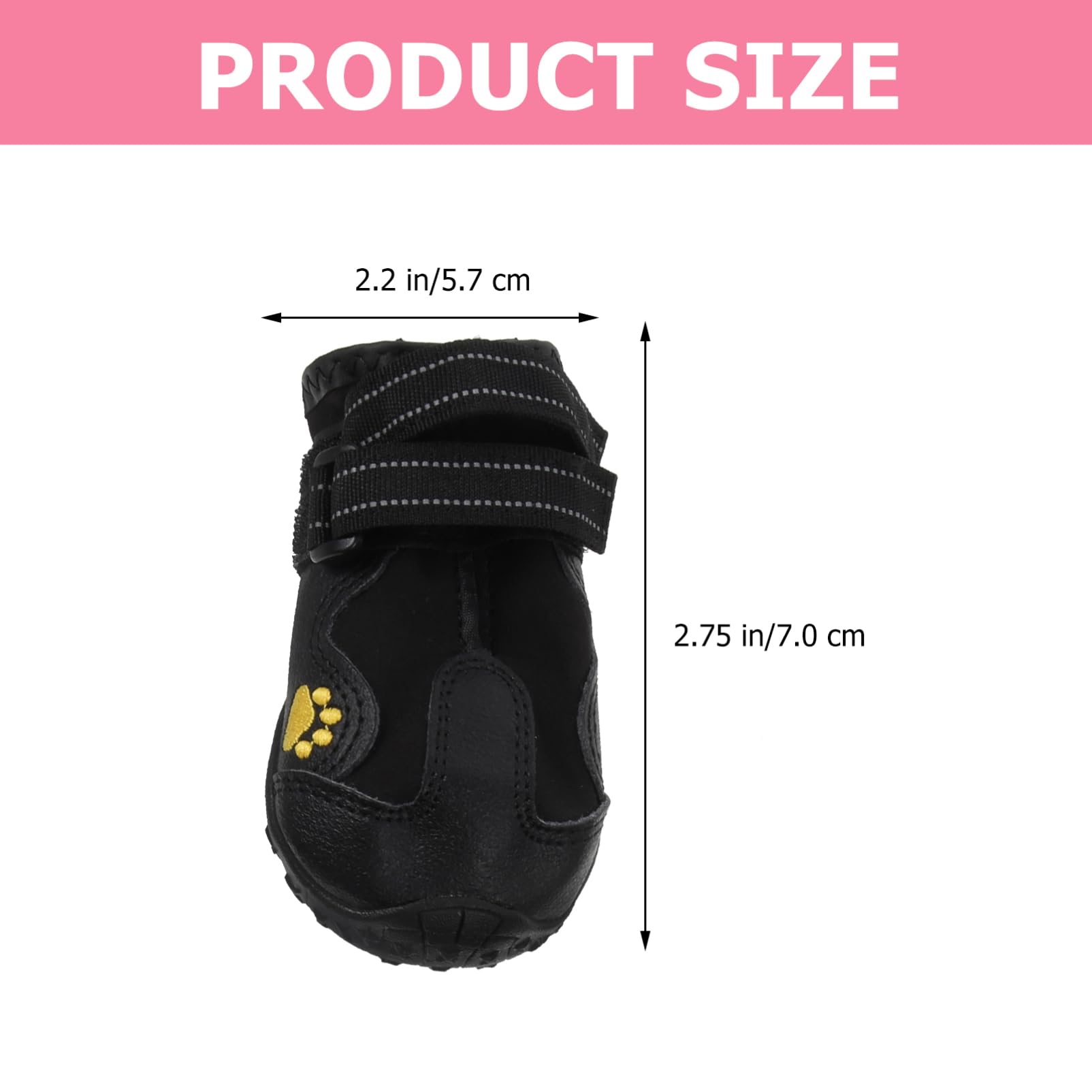 Mipcase 4 Piezas Perro Mascota Zapatos De Invierno Zapatos para Mascotas para El Verano Zapatos para Perros Botas para Perros Zapatos De Perro De Invierno Pata De Perro Cachorro