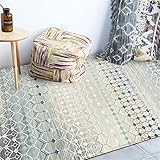 La alfombra tiene una variedad de colores, patrones y tamaños intensos y se puede usar en salas de estar, dormitorios, balcones, salas de estudio, habitaciones para niños y otros lugares.
