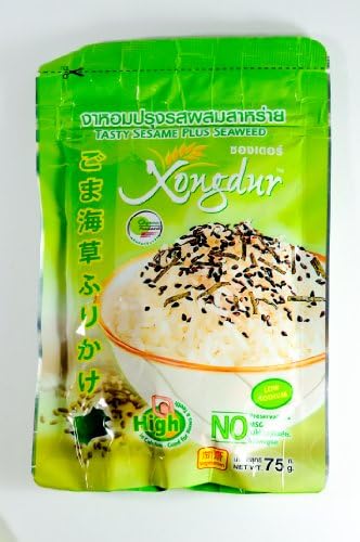 Tasty Black Sesame Plus Seaweed (Healthy, Put some black sesame on your rice to add more flavour)