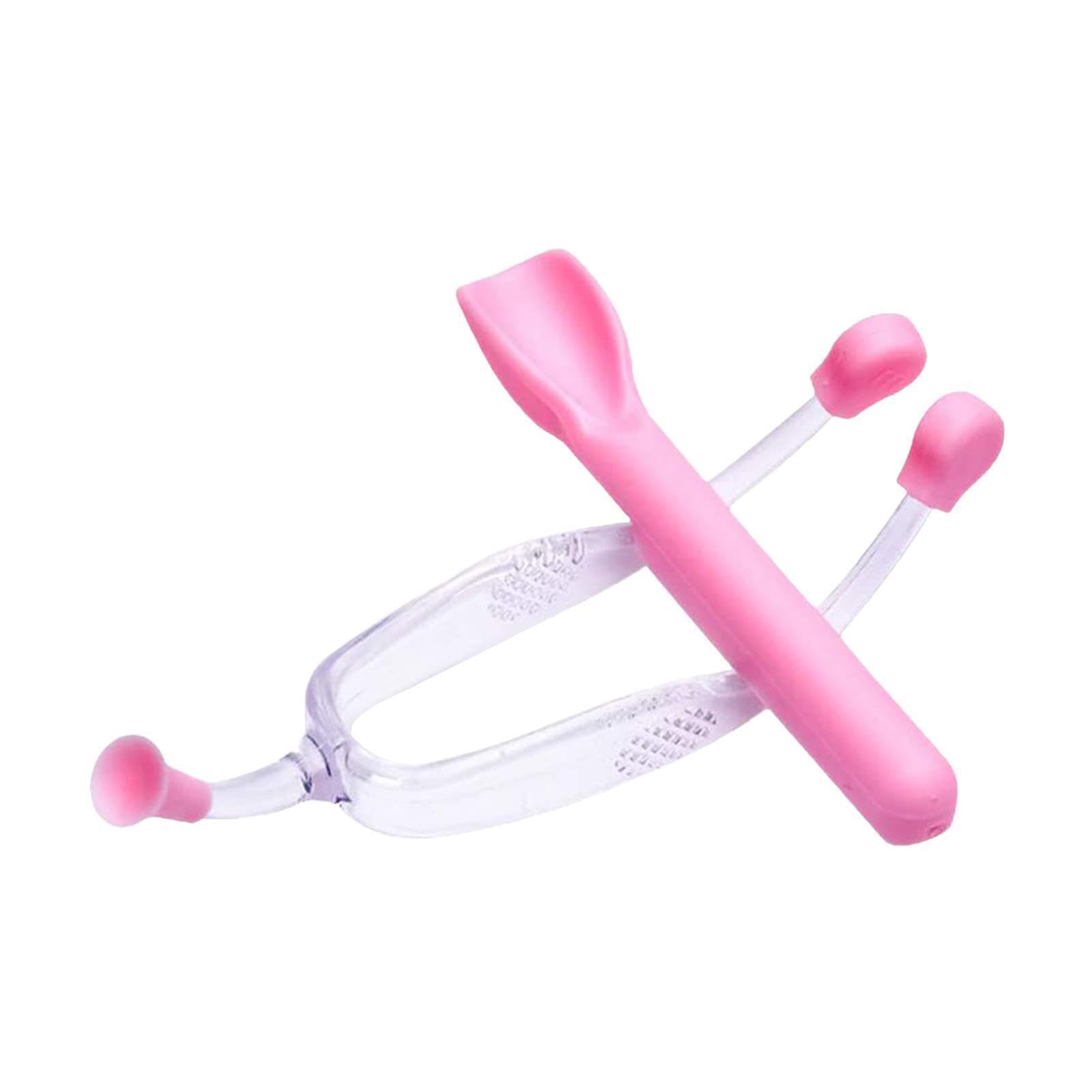 Kixzsaz Pink Ergonomic Rgp Remover Inserter Suction Cup Device With Carrying Case Comfortable And Efficient Tweezers Soft, 70Mm 60Mm