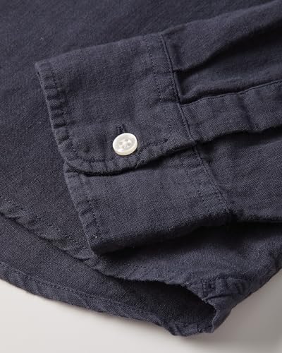 Huckberry Flint and Tinder Linen Long Sleeve Button Down Mens Shirt4