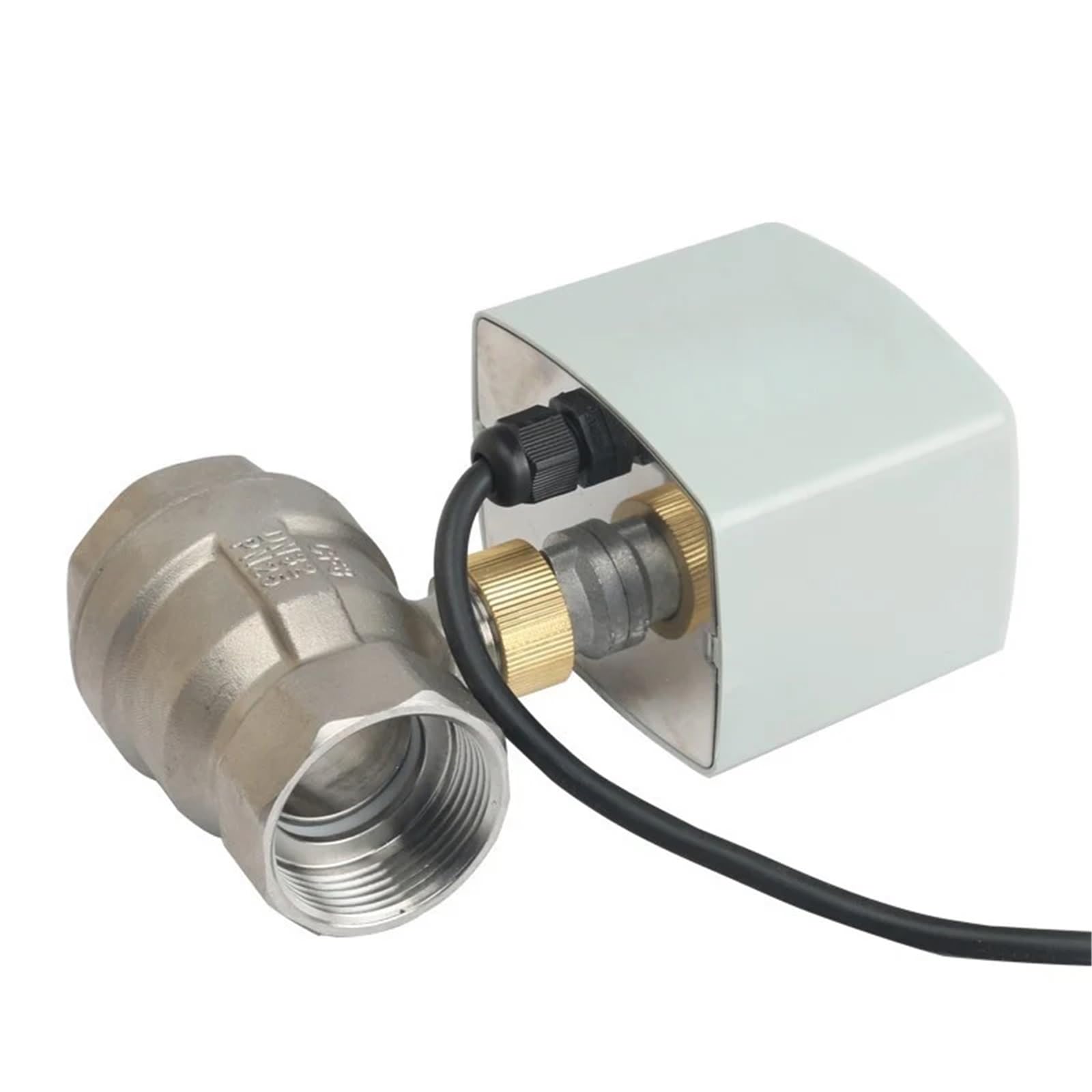 Válvula de bola eléctrica de 1 pulgada y 24V para automatización de fontanería residencial
