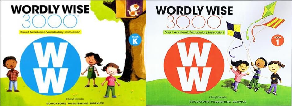 Wordly Wise Series, 2 Books Student Set -Wordly Wise 3000® 4th Edition Student Book K + Student Book 1 (Direct Academic Vocabulary Instruction)      Paperback – January 1, 2017