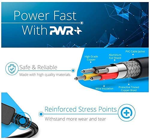 Kandera Desktop Power Cord Indian 3 Pin Power Cable for Desktop PC, Monitor, Printer & SMPS, IEC Mains Power Cord, Heavy-Duty Durable Replacement Power Supply Cable for Home and Office Use 3