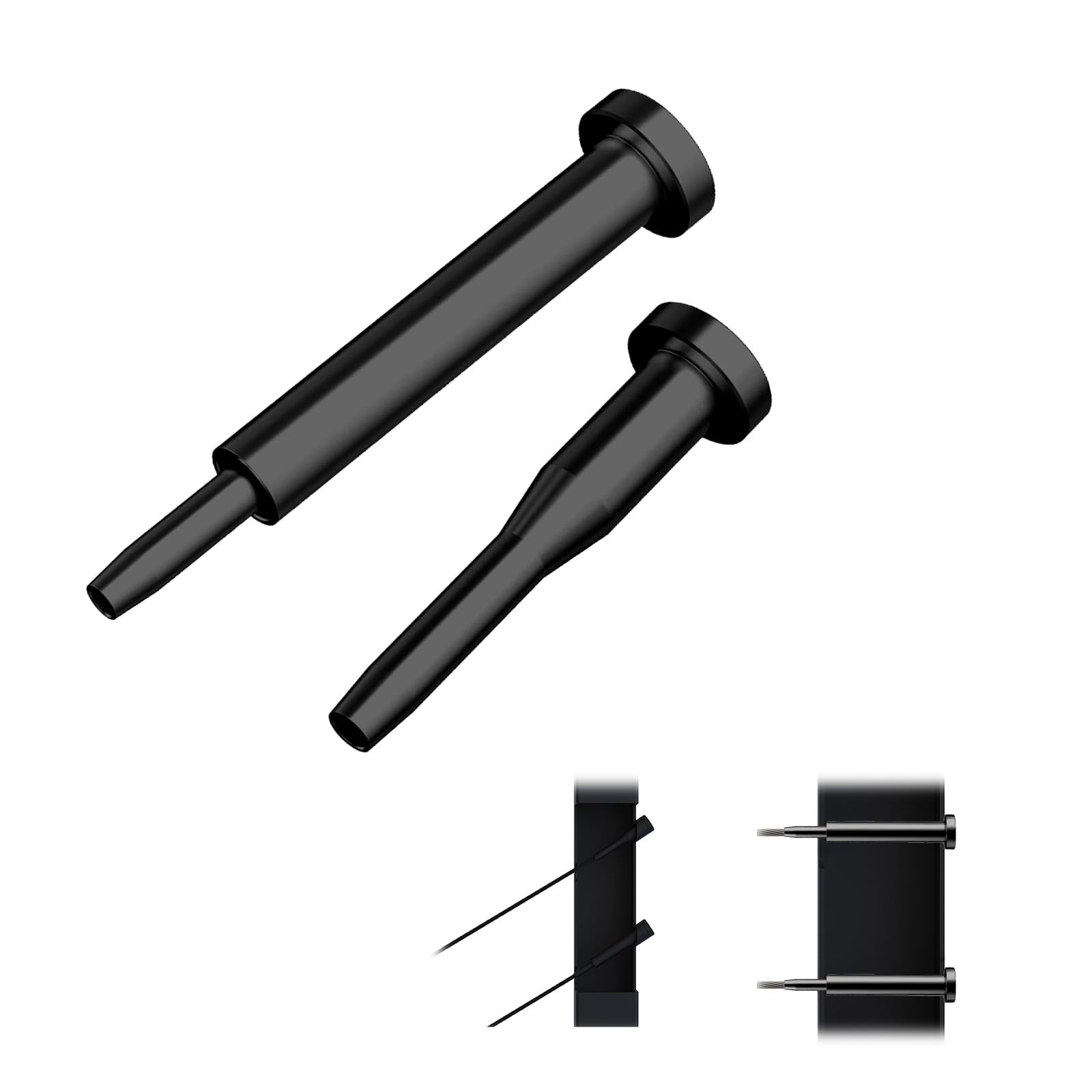 Dawn Railing 20 Pairs Cable Railing Hardware Kit Invisible Stainless Steel Cable Railing System for 1/8" Cable, Upgraded Hidden Swage Tensioner