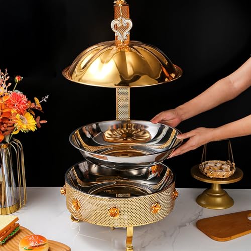 Chauffe-plats et réchaud de buffet électrique en acier inoxydable - 6