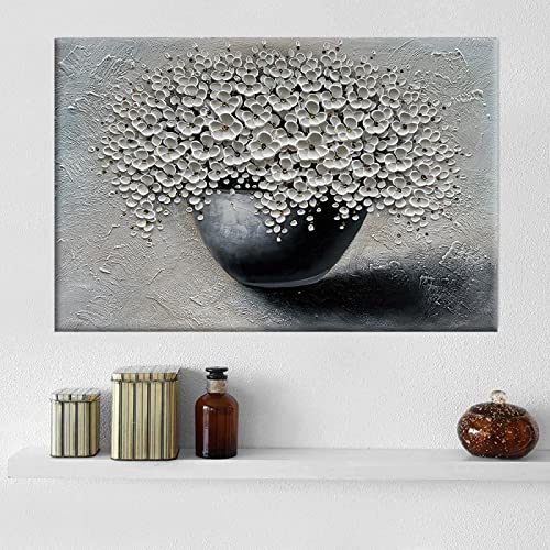 Affiches et impressions fleurs jaunes art mural salon KEBIA peinture 40x60