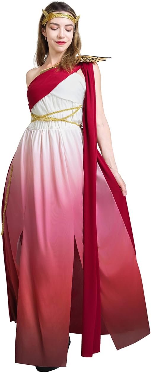 DSplay Greek Goddess Dress Costumes For Women Role Play Adult Goddess For Halloween Party - Image 3
