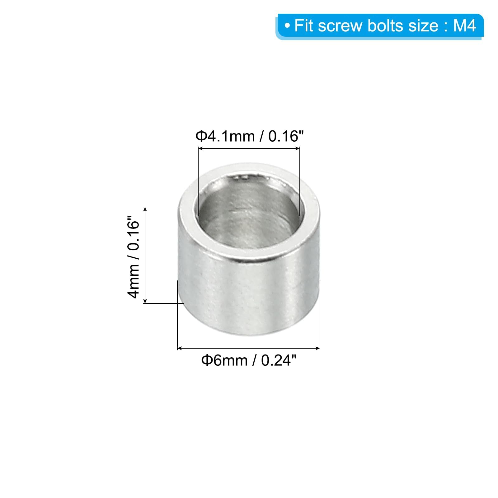 Unifizz M4 Stainless Steel Spacers - Image 2
