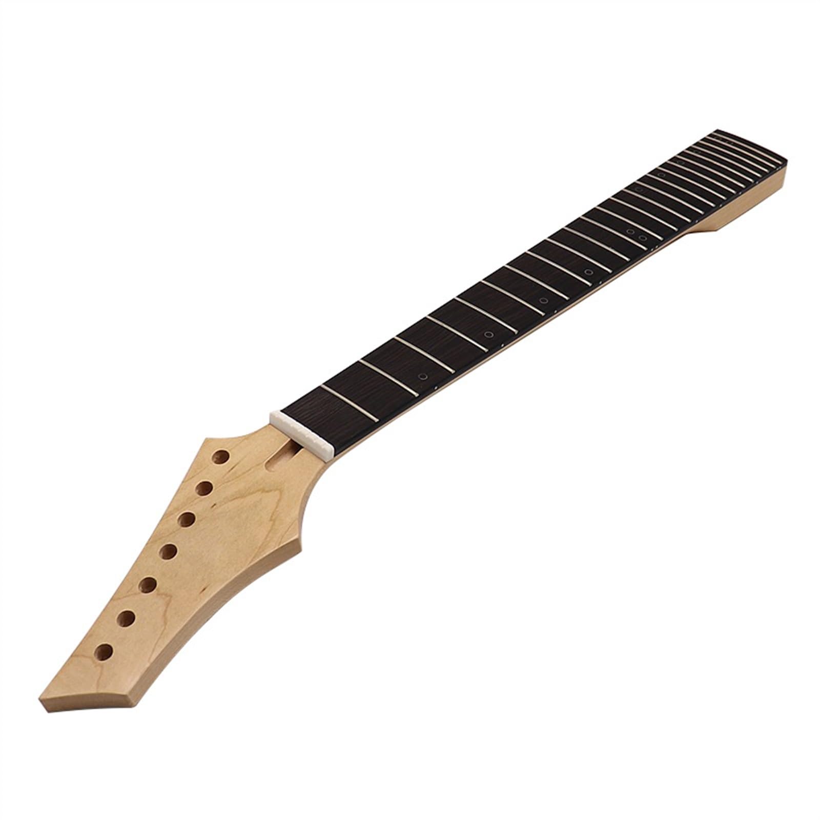 zamiennik gryfu do gitary 7-strunowa Gitara Leworęczna Oryginalna Drewniana 24-progowa Klonowa Szerokość 6,8 Cala DIY Profesjonalna Zmodyfikowana Uchwyt Do Gitary