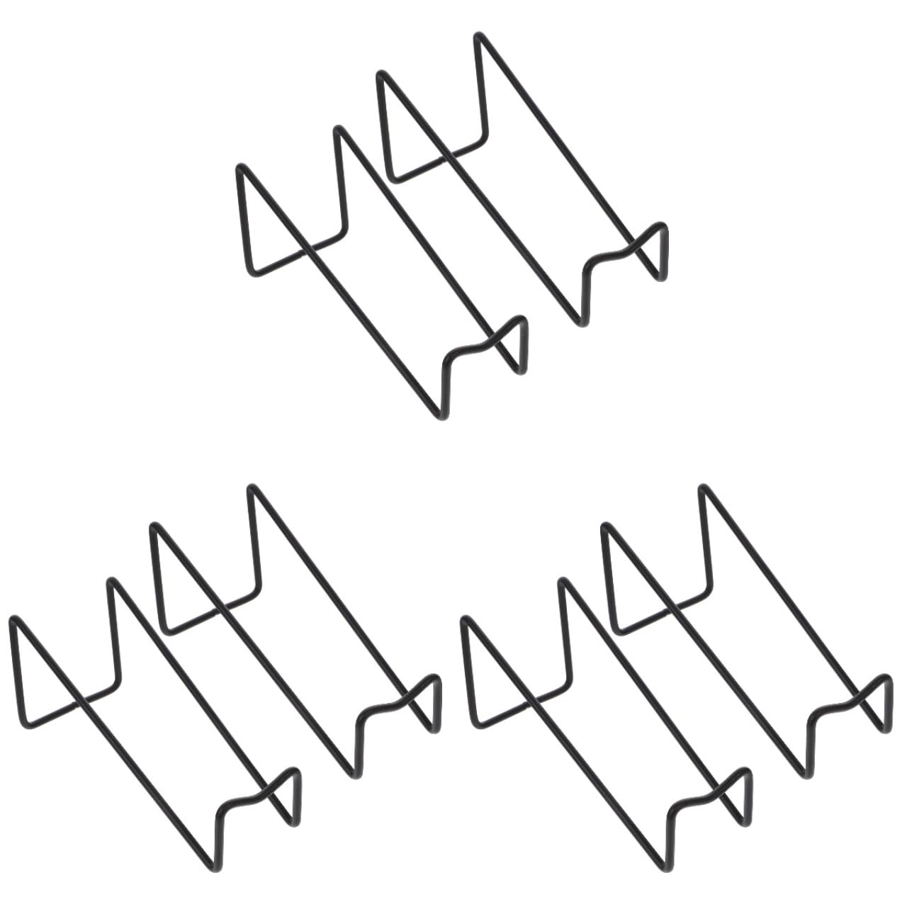iplusmile 6 Stück Weinflaschen-displayhalter Metall, Tisch-weinregal Für Arbeitsplatte, Freistehender Flaschenhalter Für Zuhause, Bar, Küche
