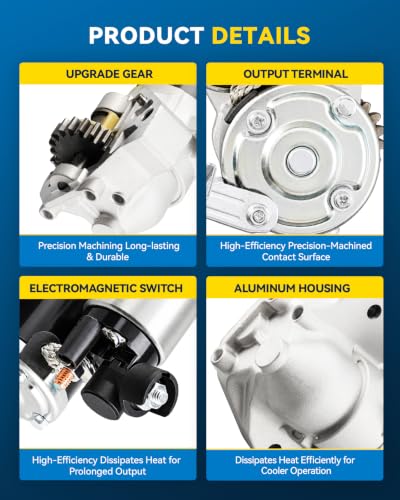 Image of PHILTOP New Starter 19011N Compatible with 2007-2008 Acura TL, 2005-2008 RL