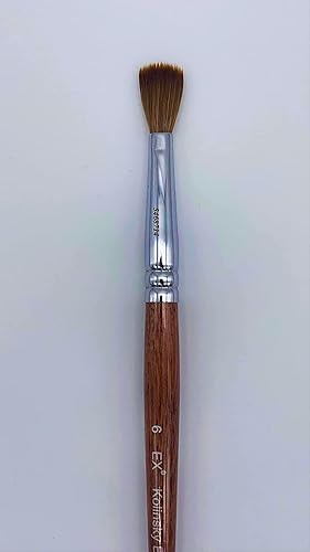 Miniatura 7 de EX Kolinsky Cepillo de uñas acrílico para manicura en polvo acrílico talla 8 paquete de 1