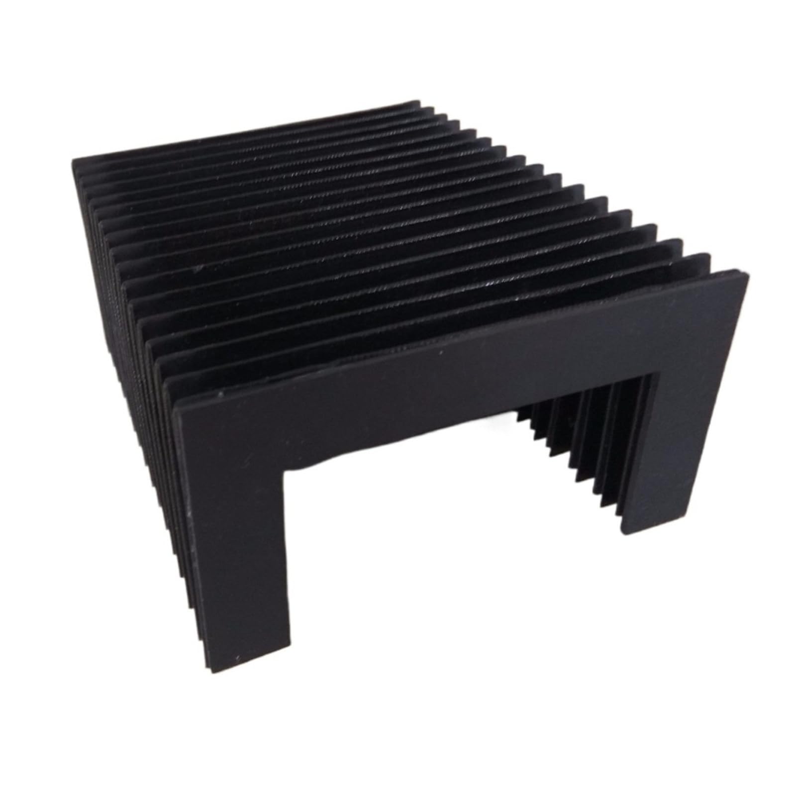 Osłona ochronna na harmonijkę T12, wewnętrzna 140 mm x 40 mm, Lmax 240 mm