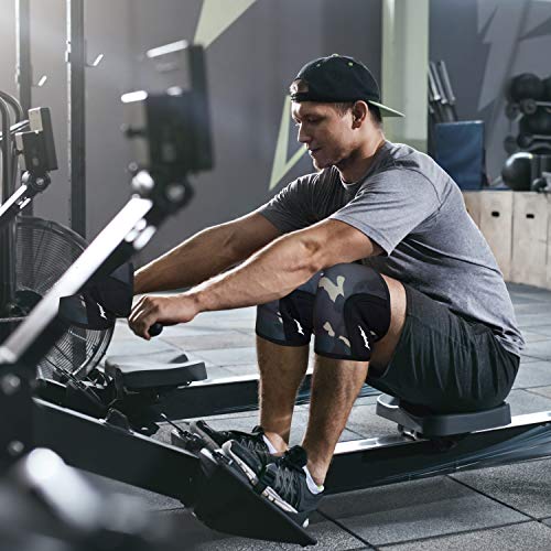 Image of Knee Sleeves (1 Pair), 7mm Compression Knee Braces for Squats,Weightlifting,Powerlifting,Cross Training for Men & Women (Medium)