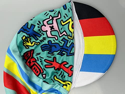 Bikingbros Funny Cycling Cap - Polyester Cartoon Cycling Hat-Under Helmet - Cycling Helmet Liner Breathable&Sweat Uptake