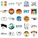 50 pcs Parachuting Stickers Water Bottles Laptop Phone Computer Guitar Skateboard Hydroflasks Skydiving Vinyl Sticker Waterproof Aesthetic Trendy Decals for Kids Teens Girls Adults（Parachuting）