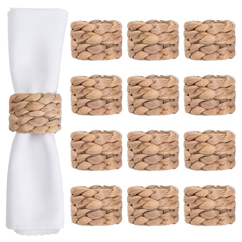 Wohiwo B09JBWKD71 Napkin Rings Set Of 12 cover
