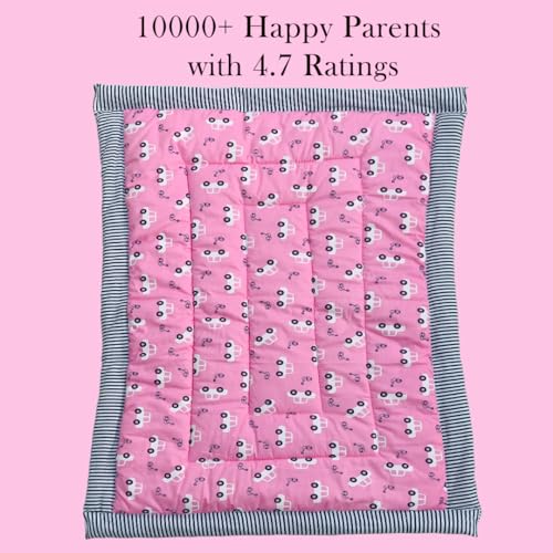 Image of Bedding Mattress for Cotton, Baby Sleeping Bed Set Godari Baby Cradle |Sleeping Mat |Multi Purpose Cushioned Bed |Baby Bed for 0 to 2 Years.