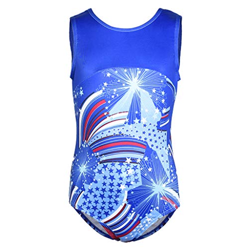 DYNWAVE Roupa de Malha Sem Mangas para Meninas Garotas de Ginástica E Dança de Balé de 4 a 14 Anos -